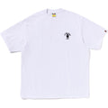 BAPE MENS ONE POINT APE HEAD COLLEGE RELAXED FIT T-SHIRT
