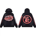 Hellstar Red Circular Portrait Logo Hoodie